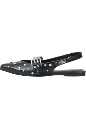 ONLY Buty, Kobieta, Czarny, 37 EU, Czarne sandały z ćwiekami