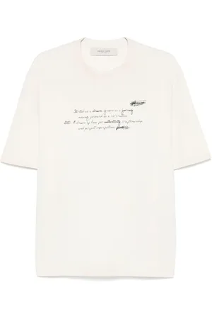 Golden Goose Koszulki, Mężczyzna, Biały, S, Stylowe T-shirty i Pola