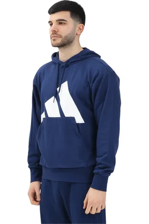 adidas Bluzy, Mężczyzna, Niebieski, XL, Niebieski bluza Essentials Big Logo