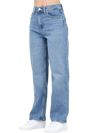 Tommy Hilfiger Jeansy, Kobieta, Niebieski, W30, Denim, Straight Leg Denim Jeansy