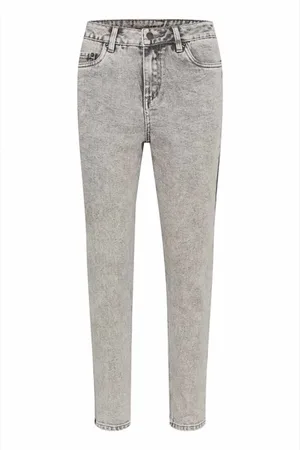Kaffe Jeansy, Kobieta, Szary, M, Szare Jeansyy Slim Fit z Praniem