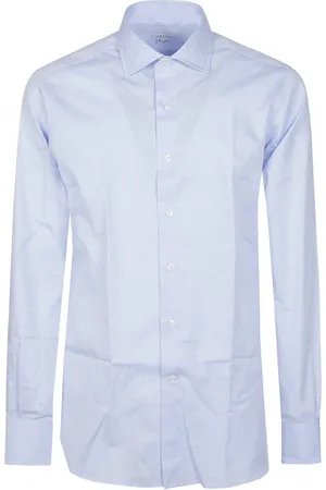 Orian Koszule, Mężczyzna, Niebieski, XL, Koszula Z Długim Rękawem Slim FIT
