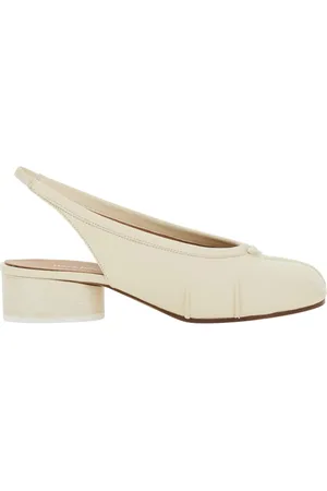 Maison Margiela Buty, Kobieta, Biały, 37 EU, Białe Slingback Baletki