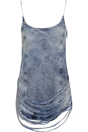 Diesel Sukienki, Kobieta, Niebieski, L, Elegancka Sukienka dla Nowoczesnych Kobiet