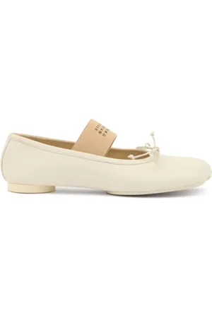 Maison Margiela Buty, Kobieta, Beżowy, 40 EU, Beżowe płaskie buty dla kobiet