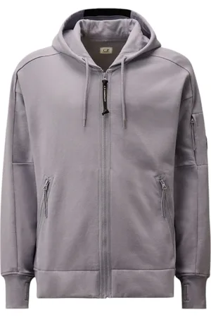 C.P. Company Bluzy, Mężczyzna, Szary, L, Szara Bluza z Kapturem