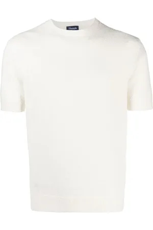 DRUMOHR Koszulki, Mężczyzna, Biały, 2XL, Białe T-shirty i Pola