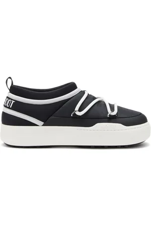 Moon Boot Buty, Kobieta, Czarny, 38 EU, Nylon, Zimowe Sneakersy na Outdoorowe Przygody