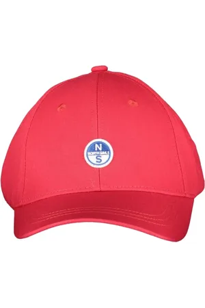 North Sails Akcesoria, Mężczyzna, Czerwony, ONE SIZE, Regulowany daszek z logo