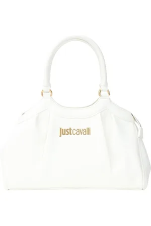 Roberto Cavalli Torebki, Kobieta, Biały, ONE SIZE, Poliester, Biała torba shopper