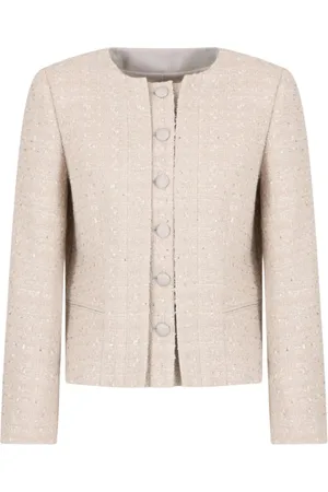 Emporio Armani Kurtki, Kobieta, Beżowy, M, Stylowe Kurtki i Blezery