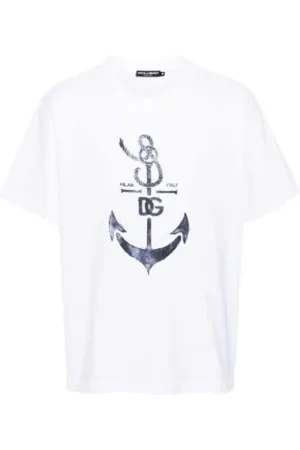 Dolce & Gabbana Koszulki, Mężczyzna, Biały, M, Białe koszulki i Polosy od Dolce Gabbana