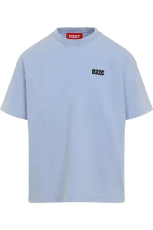 032c Koszulki, Mężczyzna, Niebieski, M, Niebieski T-shirt dla mężczyzn