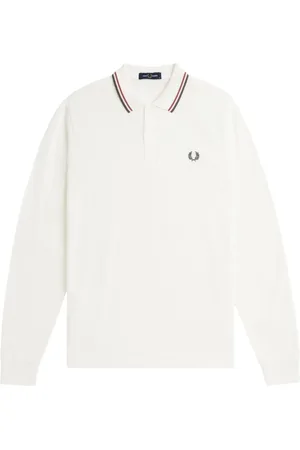 Fred Perry Koszulki, Mężczyzna, Biały, XL, Biała Twin Tipped Koszulka Polo
