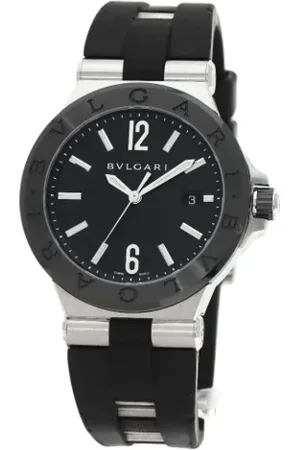 Bvlgari Pre-owned, Kobieta, Czarny, ONE SIZE, Pre-owned Stainless Steel watches