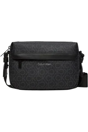 Calvin Klein Torebki, Mężczyzna, Czarny, ONE SIZE, Torba na aparat z poliestru z bezpiecznym zapięciem