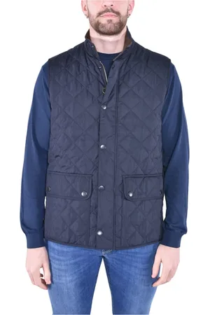Barbour Kurtki, Mężczyzna, Niebieski, M, Pikowany Equestrian Style Gilet