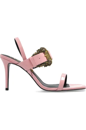VERSACE Buty, Kobieta, Różowy, 37 EU, Sandały na obcasie