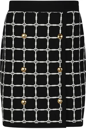 Elisabetta Franchi Spódnice, Kobieta, Czarny, XS, Stylowa Mini Spódnica dla Kobiet