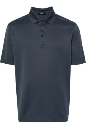 HERNO Koszulki, Mężczyzna, Niebieski, M, Polo Shirts