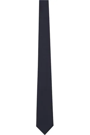 Emporio Armani Akcesoria, Mężczyzna, Niebieski, ONE SIZE, Niebieskie Jedwabne Krawaty z Motywem Set