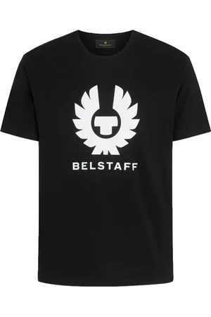 Belstaff Koszulki, Mężczyzna, Czarny, XL, Bawełna, Koszulka Phoenix