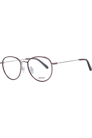 Bally Akcesoria, unisex, Czerwony, ONE SIZE, Okrągłe Oprawki Optyczne