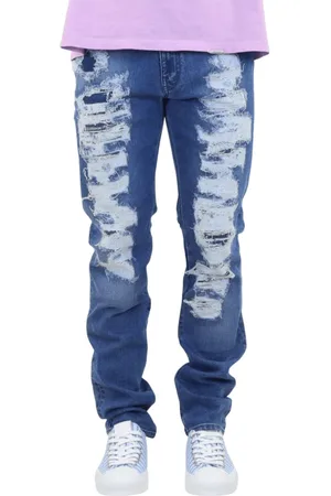 Givenchy Jeansy, Mężczyzna, Niebieski, W34, Bawełna, Dżinsy Slim-fit