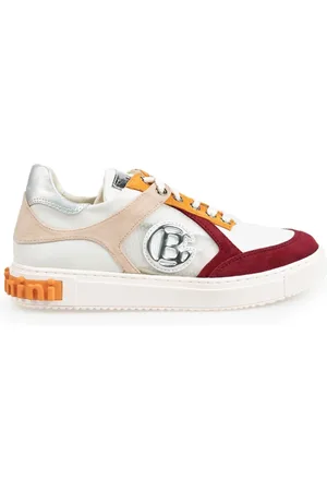 BALDININI Buty, Kobieta, Czerwony, 36 EU, Skóra, Wysokiej Jakości Skórzane Sneakersy