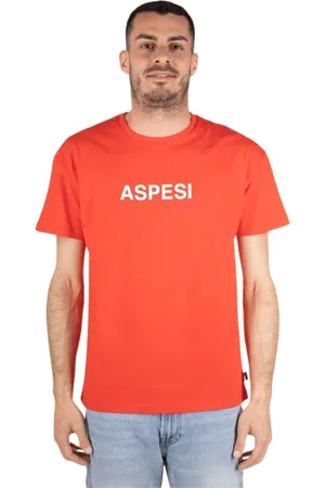 Aspesi Koszulki, Mężczyzna, Czerwony, XL, Bawełna, Basic T-shirt 2