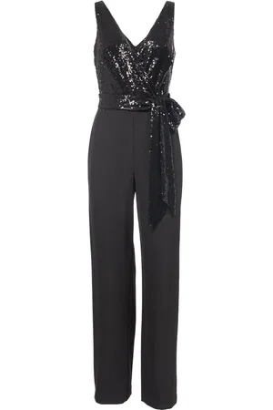 Ralph Lauren Kombinezony, Kobieta, Czarny, L, Elegancki i Wygodny Kombinezon