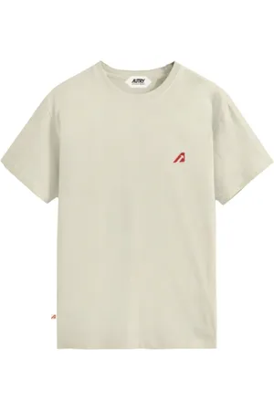 Autry Koszulki, Mężczyzna, Beżowy, S, Bawełna, T-Shirt Cream