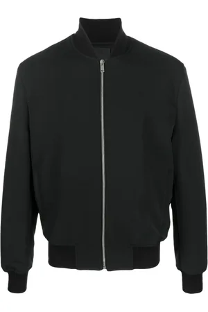 Givenchy Kurtki, Mężczyzna, Czarny, L, Wełna, Wełniana kurtka bomberka