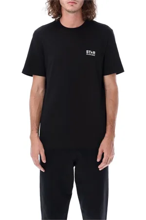 Golden Goose Koszulki, Mężczyzna, Biały, M, Bawełna, Regularny T-Shirt