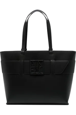 Armani Exchange Torebki, Kobieta, Czarny, ONE SIZE, Essential Shopper Bag