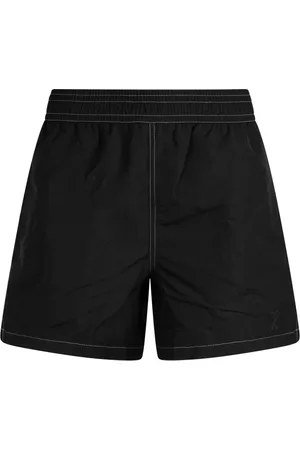 Ami Stroje kąpielowe, Mężczyzna, Czarny, L, Nylon, Krótkie spodenki kąpielowe z nylonu
