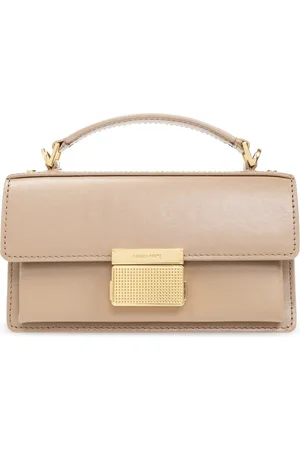 Golden Goose Torebki, Kobieta, Beżowy, ONE SIZE, Skóra, Venezia Small Shoulder Bag