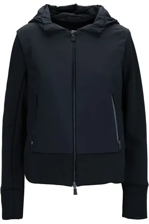 HERNO Bluzy, Kobieta, Czarny, S, Bawełna, Jc 002Dl 9300 Jacket