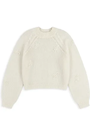 Axel Arigato Swetry, Kobieta, Beżowy, XL, Wełna, Greys Embroidered Sweater