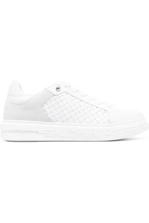 BALDININI Buty, Mężczyzna, Biały, 41 EU, Skóra, Sneakersy Low Top