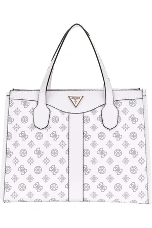 Guess Torebki, Kobieta, Biały, ONE SIZE, Logo Tote Bag Silvana 2
