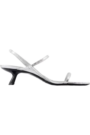 ANINE BING Buty, Kobieta, Szary, 37 EU, Skóra, Sandały Hilda