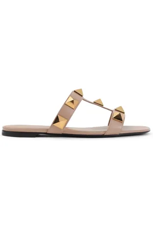 VALENTINO GARAVANI Buty, Kobieta, Różowy, 36 EU, Eleganckie Sandały Slide dla Kobiet