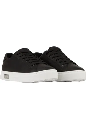 Armani Exchange Buty, Kobieta, Czarny, 36 EU, Skóra, Sneakersy Low Top