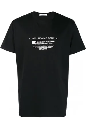 Givenchy Koszulki, Mężczyzna, Czarny, S, Bawełna, Podium T-Shirt