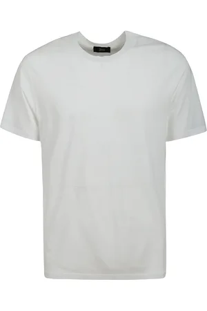 HERNO Koszulki, Mężczyzna, Biały, L, Bawełna, Bawełniany T-shirt