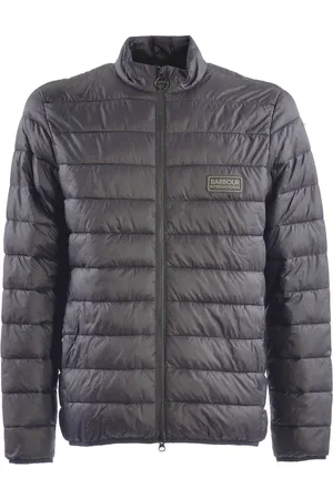 Barbour Kurtki, Mężczyzna, Czarny, S, Nylon, Techniczna Kurtka Puffer z Nylonu