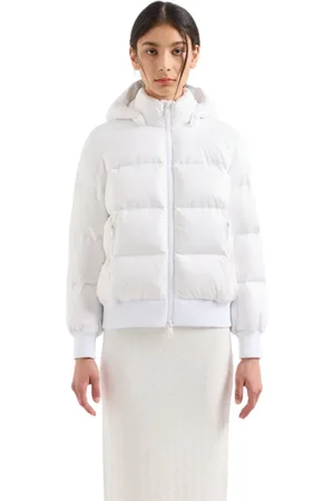 Armani Exchange Kurtki, Kobieta, Biały, M, Biała Puchovka