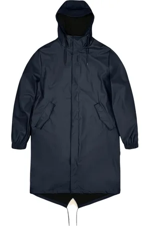 Rains Kurtki, Kobieta, Niebieski, S, Fishtail Parka