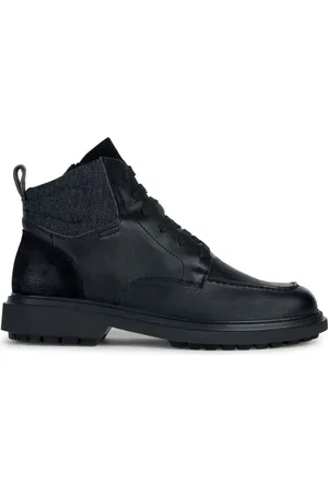 Geox Buty, Mężczyzna, Czarny, 44 EU, Skóra, Botki Faloria ABX
